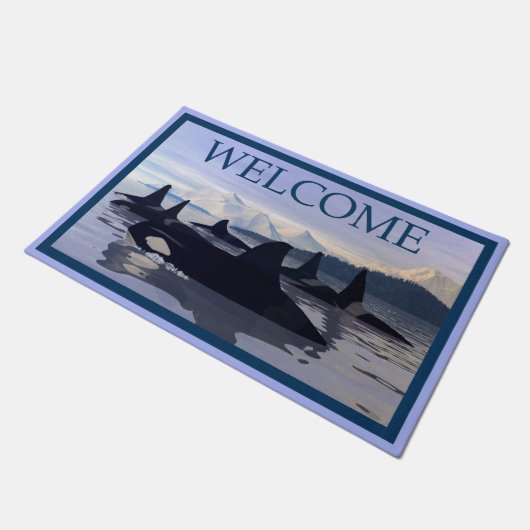 Bright Water Orca - Welkom Deurmat (Schuin)