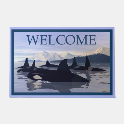 Bright Water Orca - Welkom Deurmat (Voorkant)