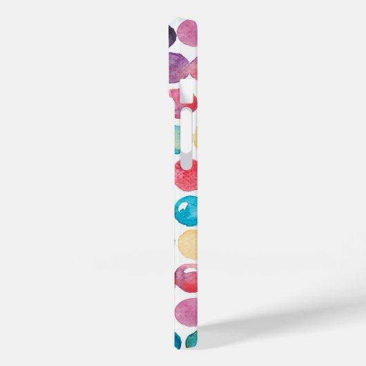 Bright Watercolor iPhone Case – Artistic Abstract  (Achterkant / Links)