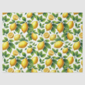 Bright Waterverf Lemons Decoupage Tissuepapier (Voorkant)