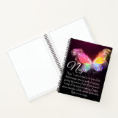 Bright Waterverf vlinder Notitieboek (Binnen)