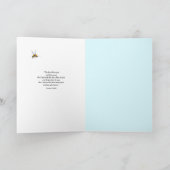 Bright waterverf wilde bloemen schriftkaart bedankkaart (Binnen)