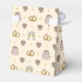 Bright Wedding Rings Favor Boxes Bedankdoosjes (Achterkant)