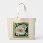 Bright White Peony Tas (Achterkant)