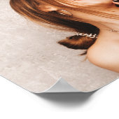 Bright wilde bloemen foto afstuderen welkom poster (Hoek)