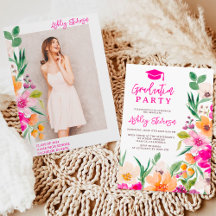 Bright wilde bloemen script foto afstuderen