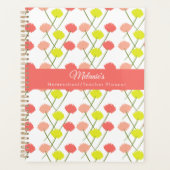 Bright Wildflower leraar Homeschool Planner (Voorkant)
