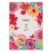 Bright Wildflower Vrijgezellenfeest Kaart (Voorkant)