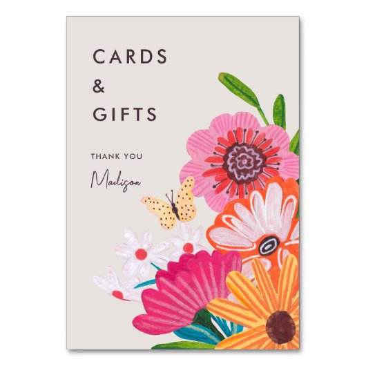 Bright Wildflower Vrijgezellenfeest Kaarten & Gesc (Voorkant)