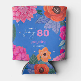 Bright Wildflower Zomerverjaardagsfeest Blikjeskoeler