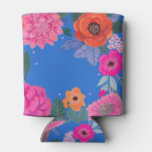 Bright Wildflower Zomerverjaardagsfeest Blikjeskoeler (Achterkant)