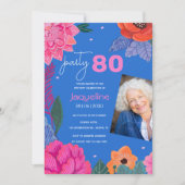 Bright Wildflower Zomerverjaardagsfeest Kaart (Voorkant)