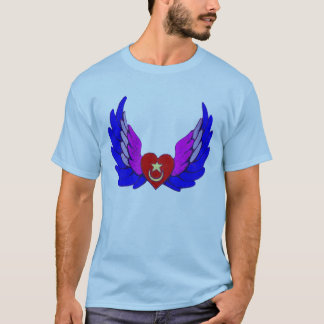 Bright Winged Sufi Heart T-shirt