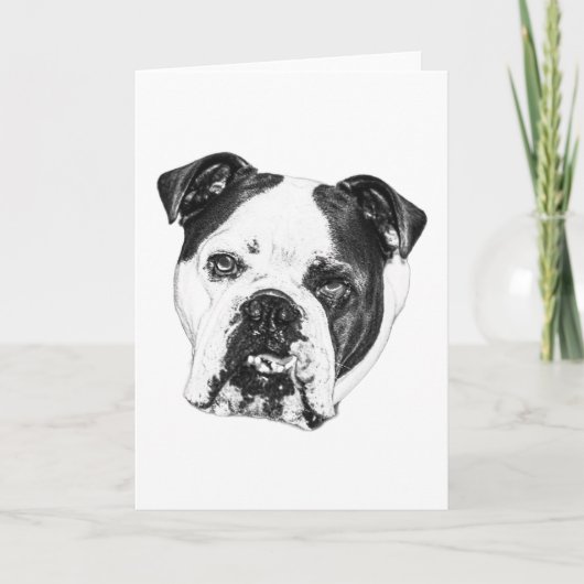 Bright Wish Bulldog Kaart (Voorkant)