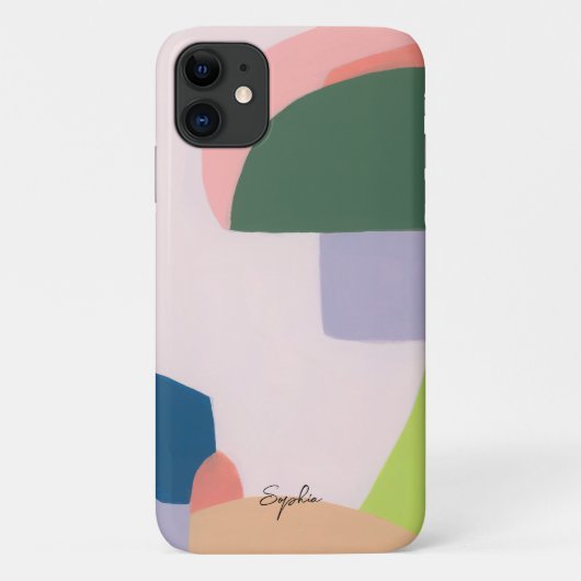 Bright Wonder 3 Kleurrijke Abstracte Kunst Aangepa Case-Mate iPhone Case (Achterkant)
