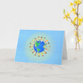 Bright World-briefkaarten Kaart (Gele Bloem)