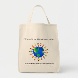Bright World Canvas tas