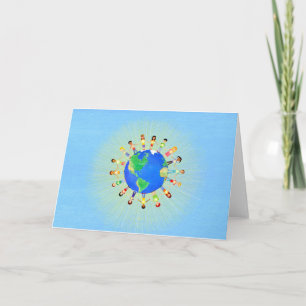 Bright World Notecards Kaart