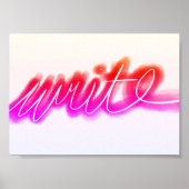 Bright Write Poster (Voorkant)
