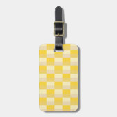 Bright Yellow Color Blocks Bagagelabel (Voorkant verticaal)