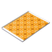 Bright yellow geometric patterns notitieboek (Linkerzijde)