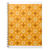 Bright yellow geometric patterns notitieboek (Voorkant)