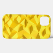Bright Yellow iPhone Case Abstract and Protective (Achterkant (horizontaal))
