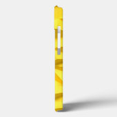 Bright Yellow iPhone Case Abstract and Protective (Achterkant / Links)