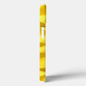 Bright Yellow iPhone Case Abstract and Protective (Achterkant / Rechts)