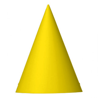 Bright Yellow Party Hat Feesthoedjes