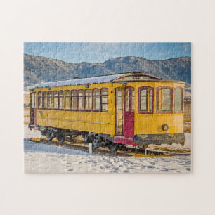 Bright Yellow Trolley Legpuzzel