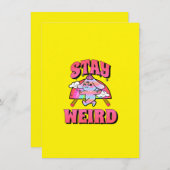 Bright Yellow Wallpaper | Bold Minimalist Design Bedankkaart (Voorkant / Achterkant)