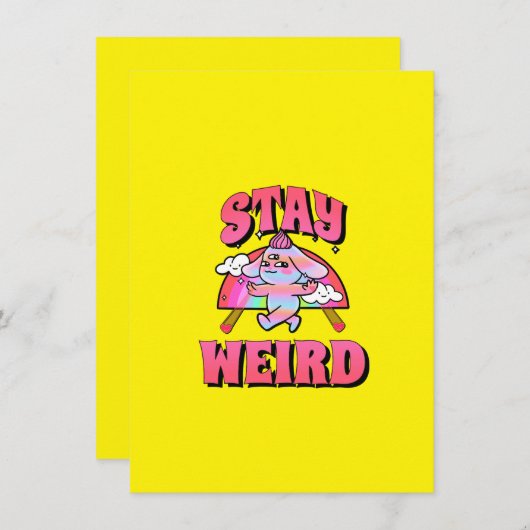 Bright Yellow Wallpaper | Bold Minimalist Design Bedankkaart (Voorkant / Achterkant)