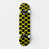 Bright Yellow with Black Dot Style Persoonlijk Skateboard (Voorkant)