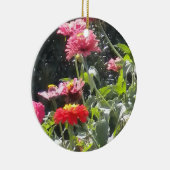 Bright Zinnias Ornament (Rechts)