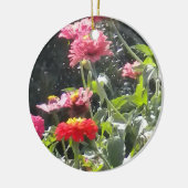 Bright Zinnias Ornament (Links)
