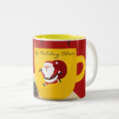 BrightChristmas Kleuren Koffie Mok (Voorkant rechts)