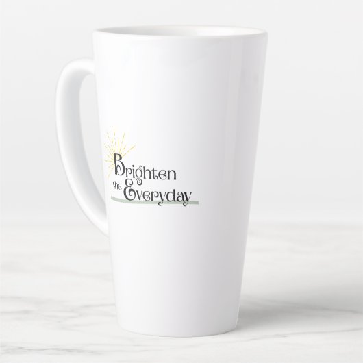 Brighten the Everyday Latte Mug Latte Mok (Linkerhoek)