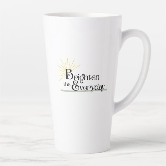 Brighten the Everyday Latte Mug Mok (Rechts)