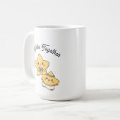 Brighter Together – Cadeaomok voor leuke koppels Koffiemok (Voorkant links)