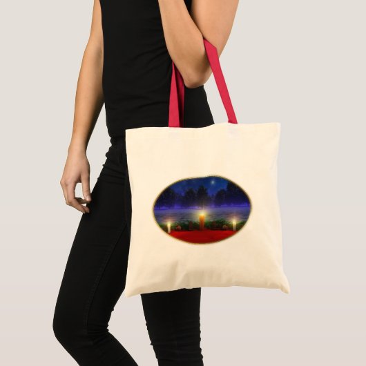 Brighter Vision-kerstCanvas tas (Voorkant (product))