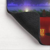 Brighter Vision Kerstmis Mousepad Muismat (Hoek)