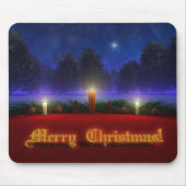 Brighter Vision Kerstmis Mousepad Muismat (Voorkant)