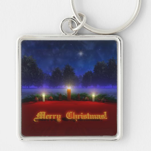 Brighter Vision-kerstSleutelhanger Sleutelhanger (Voorkant)