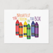 Brightest Crayon Briefkaart (Voorkant)