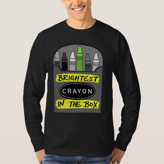 Brightest Crayon in the Box Back to School T-shirt (Voorkant)