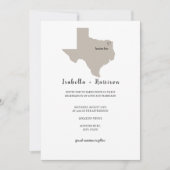 BRIGHTEST TEXAS Wedding Invitation Kaart (Voorkant)