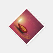 Brightful Diwali - Papieren servet (Hoek)