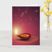 Brightful Diwali - Wenskaart Kaart (Gele Bloem)