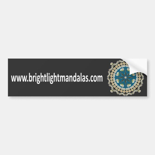 Brightlight Mandalas Bumpersticker (Voorkant)